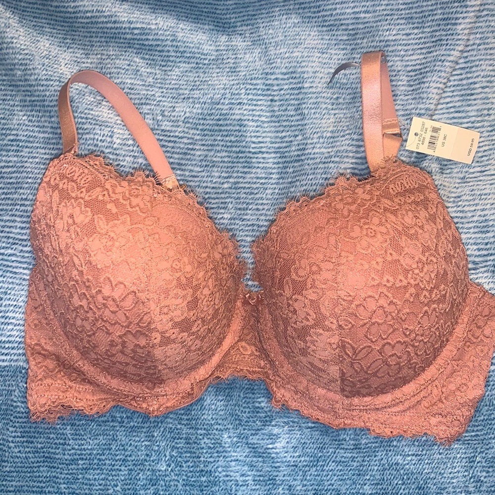 Aerie Eyelash Lace Push Up Bra